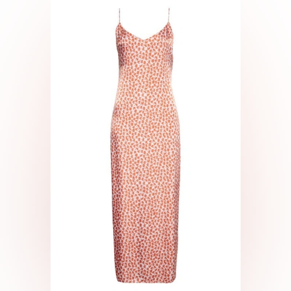 SAMSOE SAMSOE Nicoline Maxi Dress In Ditsy Clay Size Medium